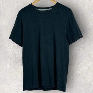 Rhone‎ Tee Heathered Black Mens Size Large Short Sleeve Crew Neck T-Shirt Active